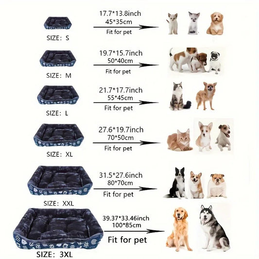Comfy Pet Sofa Bed for Dogs & Cats – Washable and Breathable Design