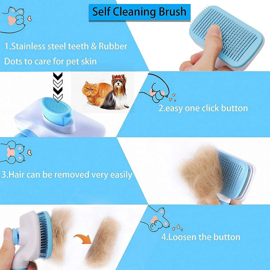 Dog & Cat Hair Remover Brush – Quick & Easy Pet Hair Cleaning
